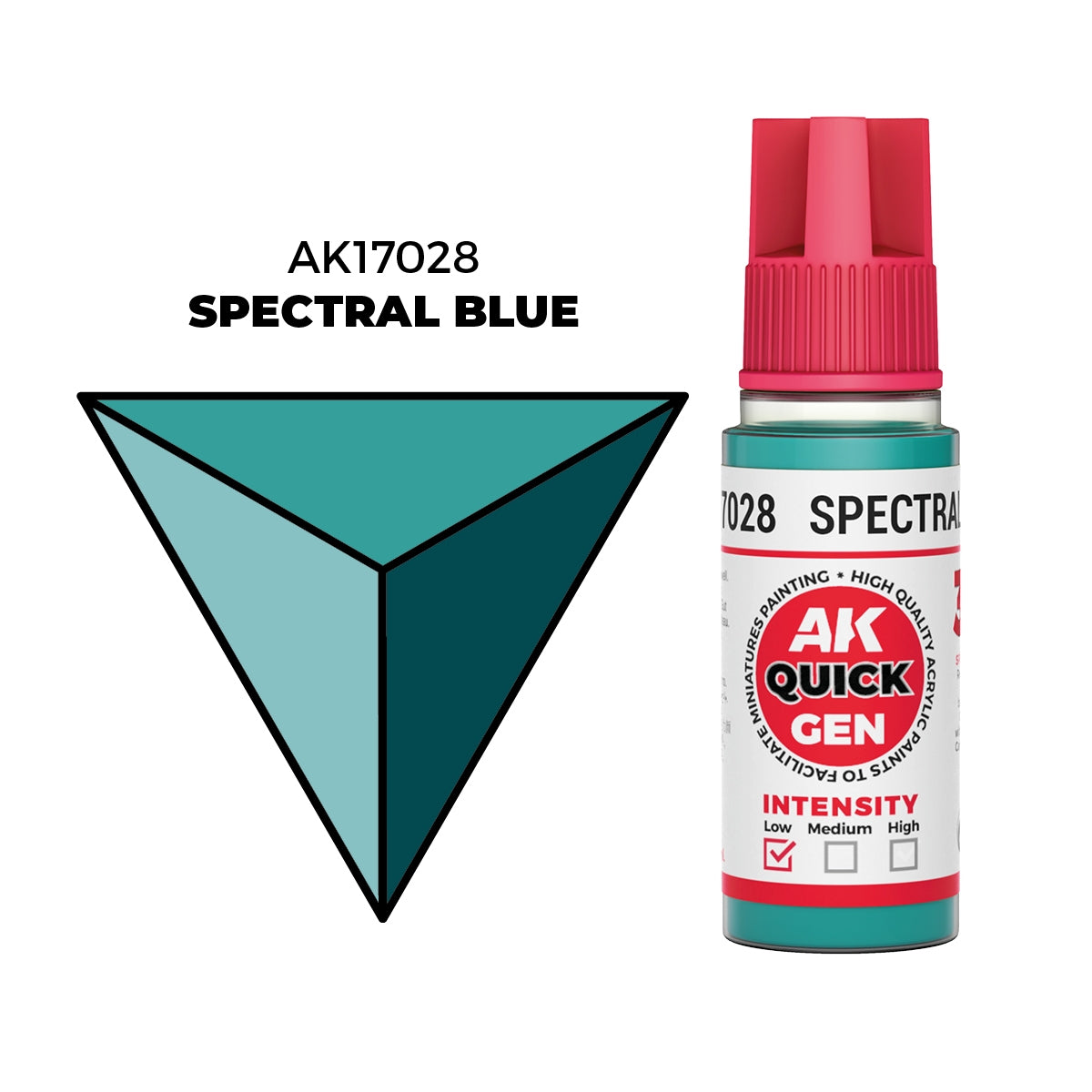 AK Interactive AK17028 SPECTRAL BLUE – QUICK GEN COLOR 18ml