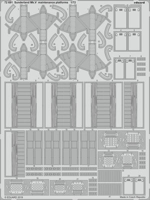 Plateformes de maintenance Eduard 72691 Sunderland Mk. V SPECIAL HOBBY 1/72
