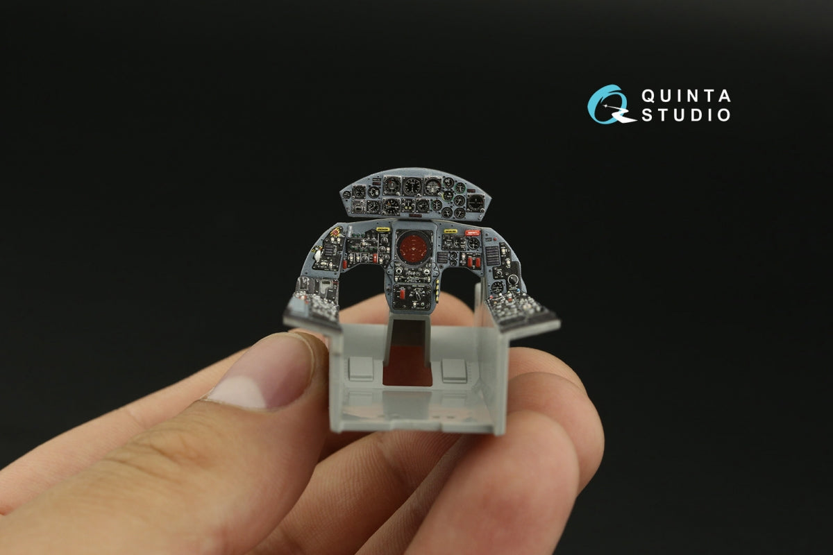 Intérieur coloré imprimé en 3D sur papier décalcomanie (Italeri) pour F-104J (Quinta Studio QDS-32188) (petite version) 1/32 – immagine 8