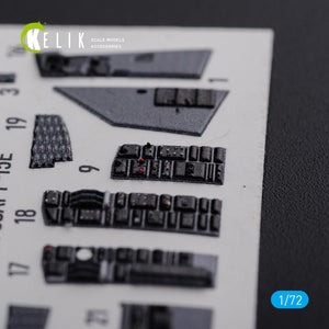 Décalcomanies 3D pour l&amp;#39;intérieur du F-15E KELIK K72111, compatibles avec la maquette Academy au 1/72 – image 6