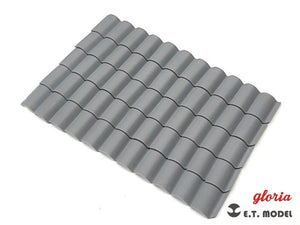Tuiles de toit ET Model P35-205 de la Seconde Guerre mondiale, type tuile plate, échelle 1/35 – immagine 2