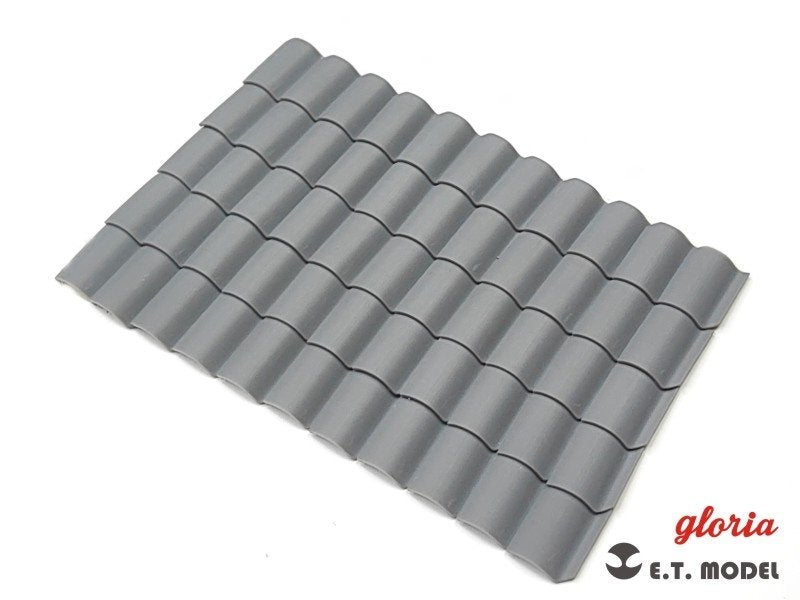 Tuiles de toit ET Model P35-205 de la Seconde Guerre mondiale, type tuile plate, échelle 1/35 – immagine 2