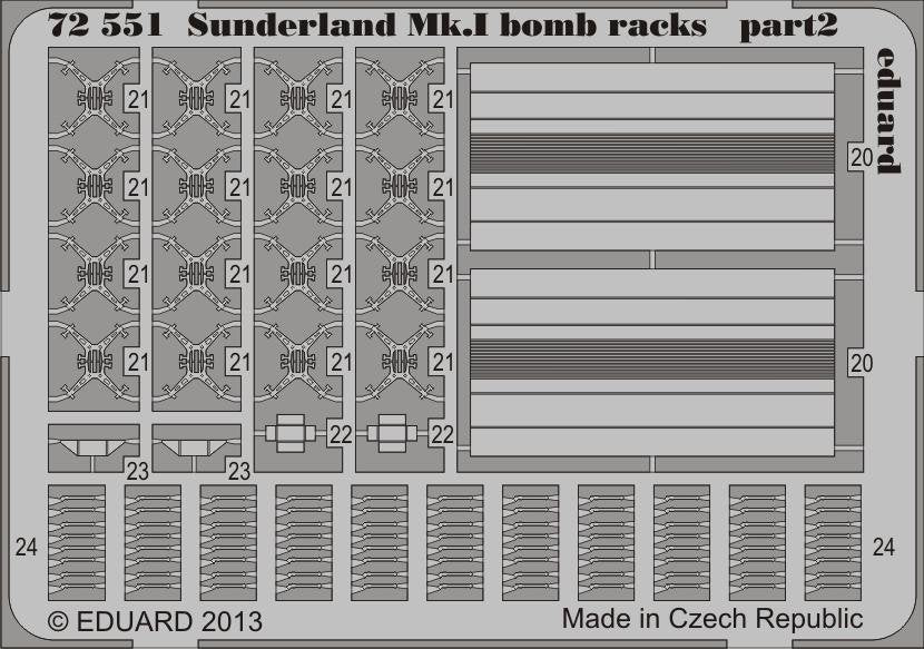Eduard 72551 Sunderland Mk. et supports de bombes 1/72 ITALERI – Bild 2