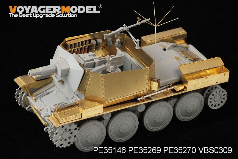 Garde-boues Voyager modèle PE35146 pour char 38t (pour la série DRAGON 38T) 1/35 – image 2