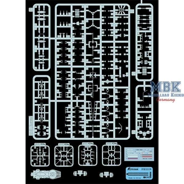 FlyHawk Model FH1119S HMS Kelly 1940 Deluxe Edition 1/700 – zdjęcie 3