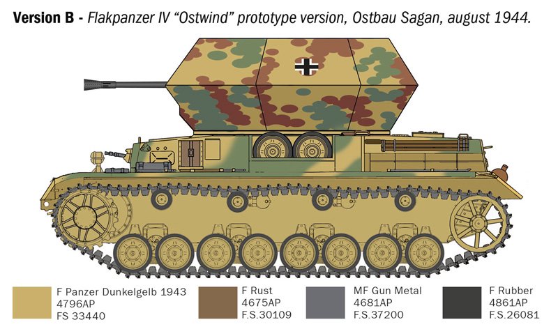 Italeri 6594 Flakpanzer IV Ostwind 1/35  – Bild 4
