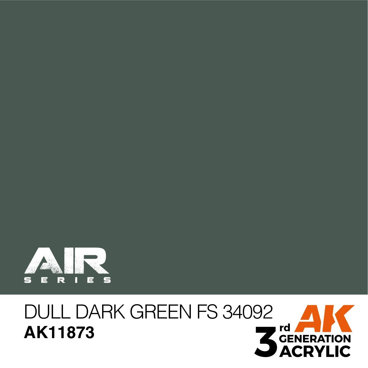 AK Interactive AK11873 VERT FONCÉ MAT FS 34092 – AIR 17 ml