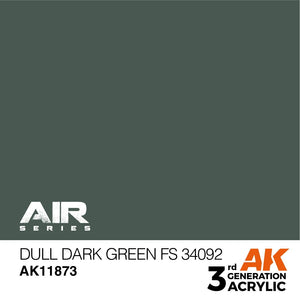 AK Interactive AK11873 VERT FONCÉ MAT FS 34092 – AIR 17 ml