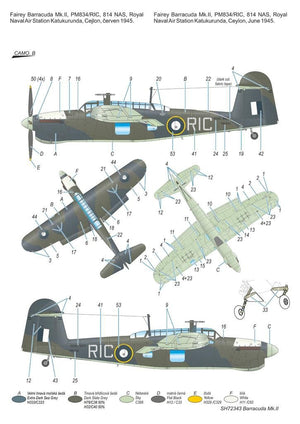 Special Hobby 72343 Fairey Barracuda Mk. II Flotte du Pacifique 1/72 – image 4