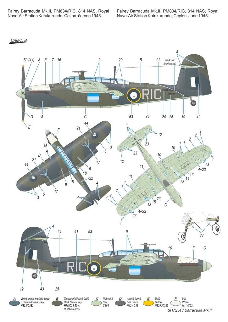 Special Hobby 72343 Fairey Barracuda Mk. II Flotte du Pacifique 1/72 – image 4