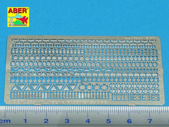 Insigne Aber 35A111 pour soldats allemands (Seconde Guerre mondiale) (1/35) – immagine 2