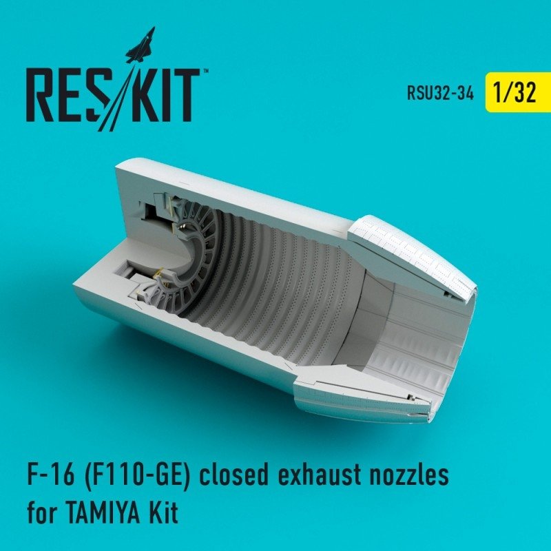 RESKIT RSU32-0034 Tuyères d'échappement fermées pour maquette TAMIYA F-16 (F110-GE) au 1/32