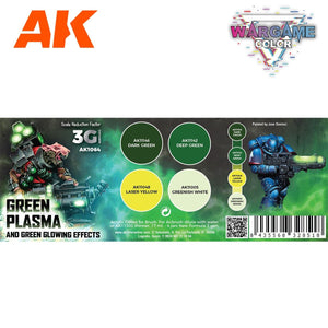 AK Interactive AK1064 WARGAME COLOR SET. PLASMA VERT ET EFFETS LUMINEUX. 4 x 17 ml – imagen 2
