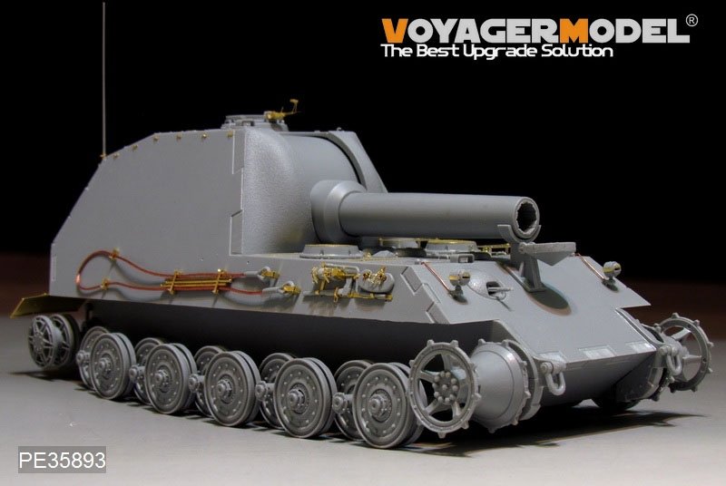 Mortier automoteur lourd allemand BAR 305 mm de la Seconde Guerre mondiale, modèle Voyager PE35893, pour maquettes AMUSING au 1/35 – imagen 2