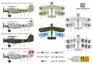 RS Models 94034 Heinkel He-46eBu German WWII Reconnaissance Aircraft 1/72 – image 2