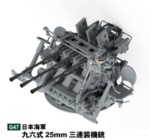 Pit-Road G47 IJN Type 96 Canon antiaérien triple de 25 mm 1/35 – Bild 2