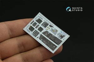 Quinta Studio QDS-32147 F/A-18B Early Intérieur imprimé en 3D et coloré sur papier décalcomanie (Academy) (Petite version) 1/32  – image 6