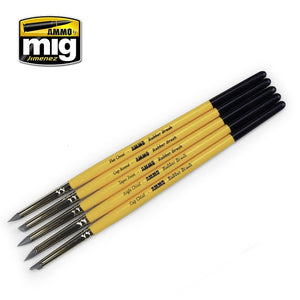 MUNITIONS de Mig Jimenez 7606 ENSEMBLE DE BROSSES EN CAOUTCHOUC – Bild 2