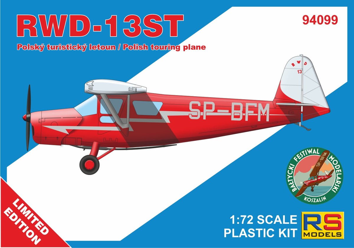 RS Models 94099 RWD-13ST Polish Touring Plane 1/72