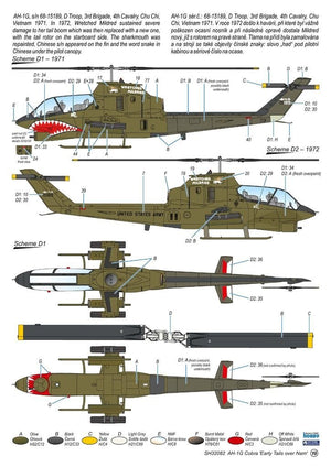 Kit de haute technologie Special Hobby 32082 AH-1G Cobra « Premiers vols au-dessus du Vietnam » au 1/32 – image 6