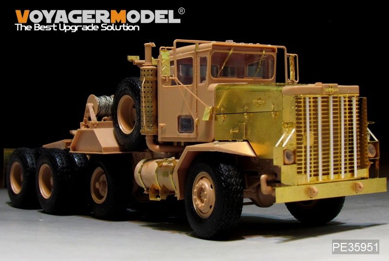 Voyager Model PE35951 Semi-remorque pour engins lourds M911 C-HET et M747 de l&amp;#39;armée américaine moderne pour MENG SS-013 1/35 – immagine 11