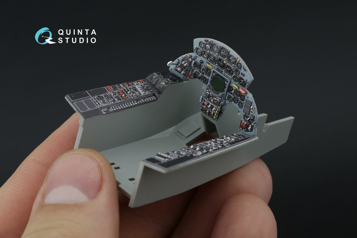 Intérieur imprimé en 3D et coloré sur papier décalcomanie Quinta Studio QDS-32246 F-104A (Italeri) (Petite version) 1/32 – image 11