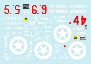 Star Decals 35-990 US 746e Bataillon de Chars 1/35 – image 2