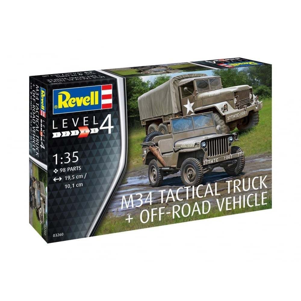 Revell 03260 Camion tactique M34 + Véhicule tout-terrain (1/35)
