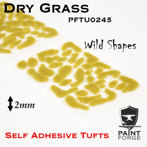 Touffes Paint Forge PFTU0245 : Herbe sauvage sèche 2 mm