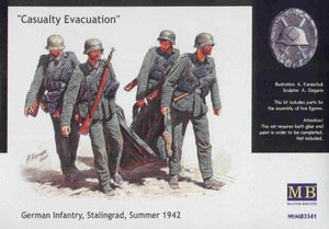 Master Box 3541 Évacuation des blessés, Infanterie allemande Stalingrad (1/35)