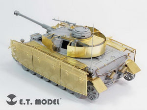 ET Modèle E35-091 WWII allemand Pz.Kpfw.IV Ausf.J Schurzen (version tardive) (pour DRAGON Smart Kit) (1/35) – image 4