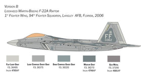 Italeri 2822 F-22 A Raptor 1/48 – immagine 11
