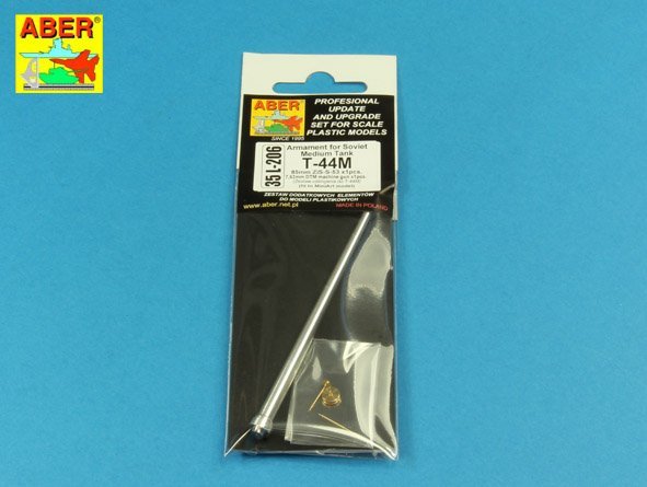 Armement Aber 35L-206 pour char moyen soviétique T44M : canon ZiS-S-53 de 85 mm x1 pièce ; mitrailleuse DTM de 7,62 mm x1 pièce (1/35) – Bild 7