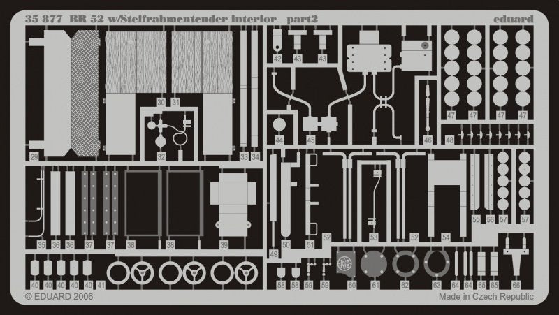 Eduard 35877 BR 52 avec intérieur Steifrahmentender 1/35 Trumpeter – imagen 2