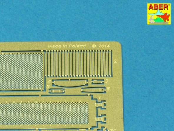 Grilles Aber 35G32 pour char russe T-55AM également pour T-55AMV (1/35) – image 7