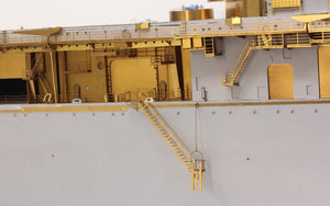 Pontos 27010fn 1/200 USS CV-6 Enterprise 1942 Kit de détails (Pont en bois couleur teck) 1/200 – imagen 27