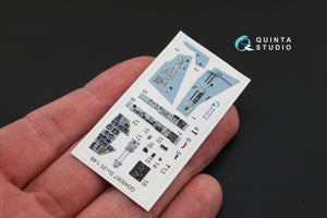 Intérieur imprimé en 3D et coloré sur papier décalcomanie Quinta Studio QD48067 Su-25 (pour kit KP) 1/48 – image 4