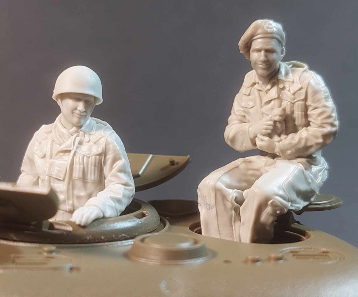 Ensemble de tourelle de char Sherman britannique Panzer Art FI35-215 Pixie suit 1/35