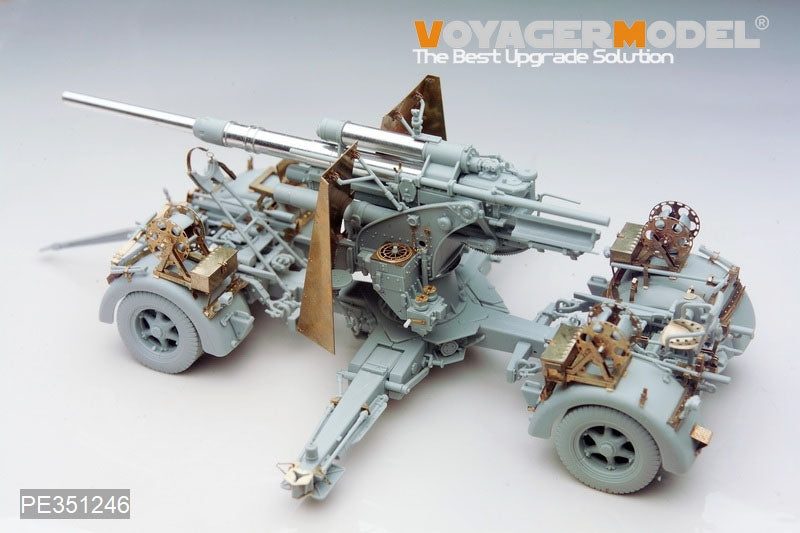 Kit de mise à niveau Voyager Model PE351246 pour canon antiaérien allemand Flak36 de 88 mm (Seconde Guerre mondiale) compatible avec les maquettes DRAGON 6260/6923/6948 au 1/35 – image 4