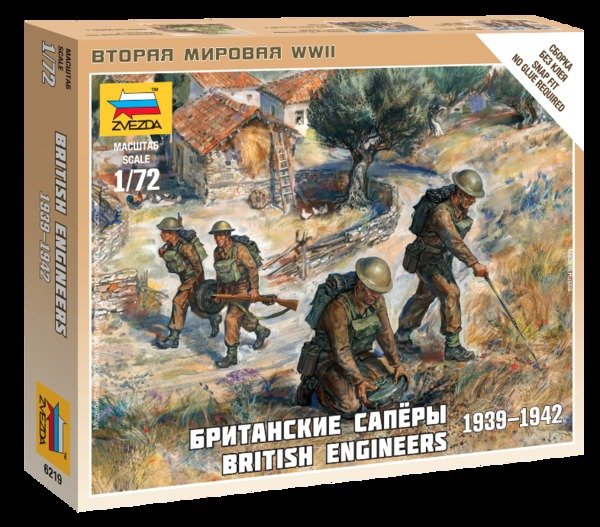 Zvezda 6219 Ingénieurs britanniques 1/72