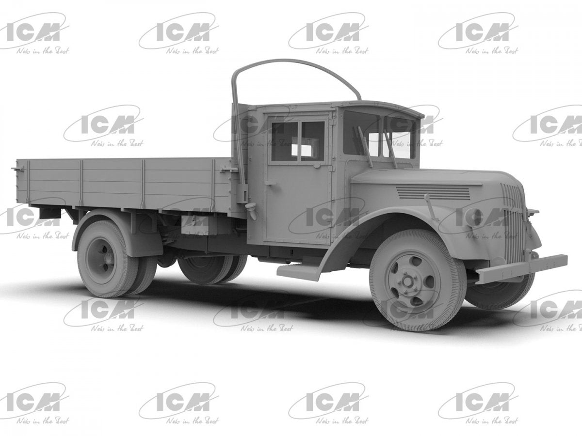 ICM 35409 V3000S Einheitsfahrerhaus Camion allemand de la Seconde Guerre mondiale 1/35  – Bild 3
