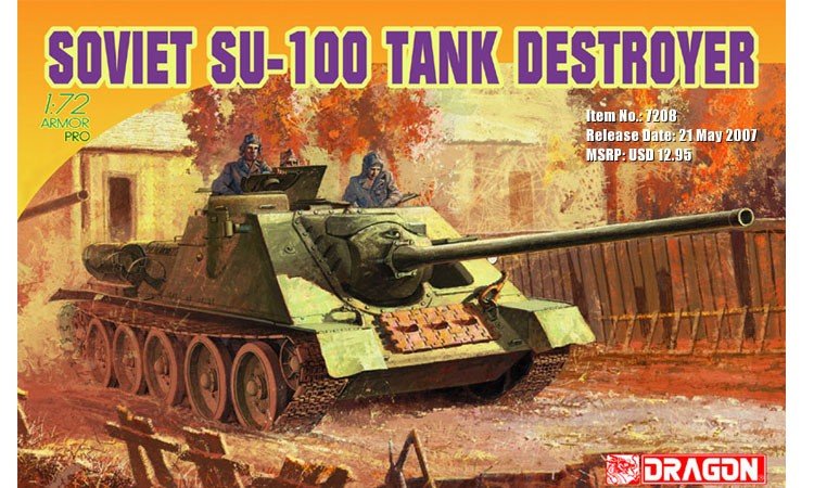 Dragon 7208 SU-100 soviétique (1/72)