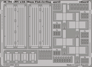 Eduard 36195 sWS avec Flakvierling de 20 mm GREAT WALL HOBBY 1/35 – Bild 2