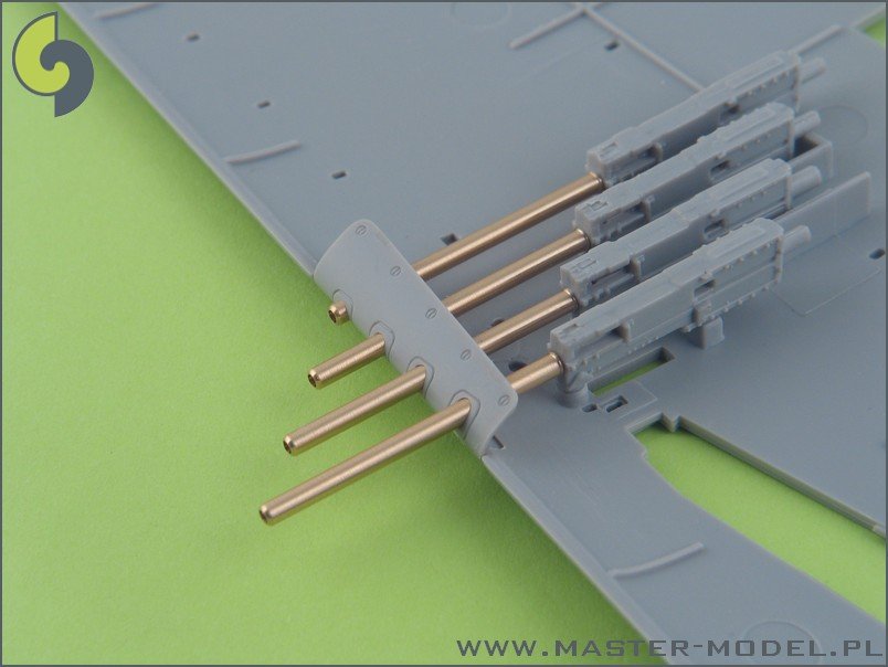 Canons Master AM-32-004 P-47 Thunderbolt .50 Browning M2 (8 pièces) (1/32) – immagine 3