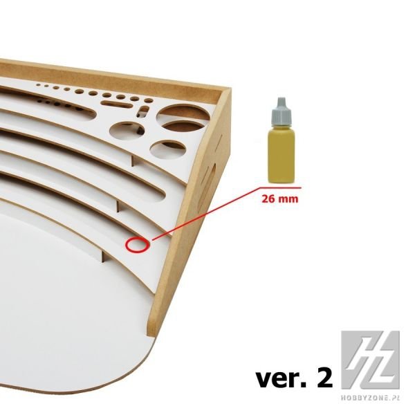 Table de peinture Hobby Zone SDM2s grand format (peintures de 26 mm) – image 2