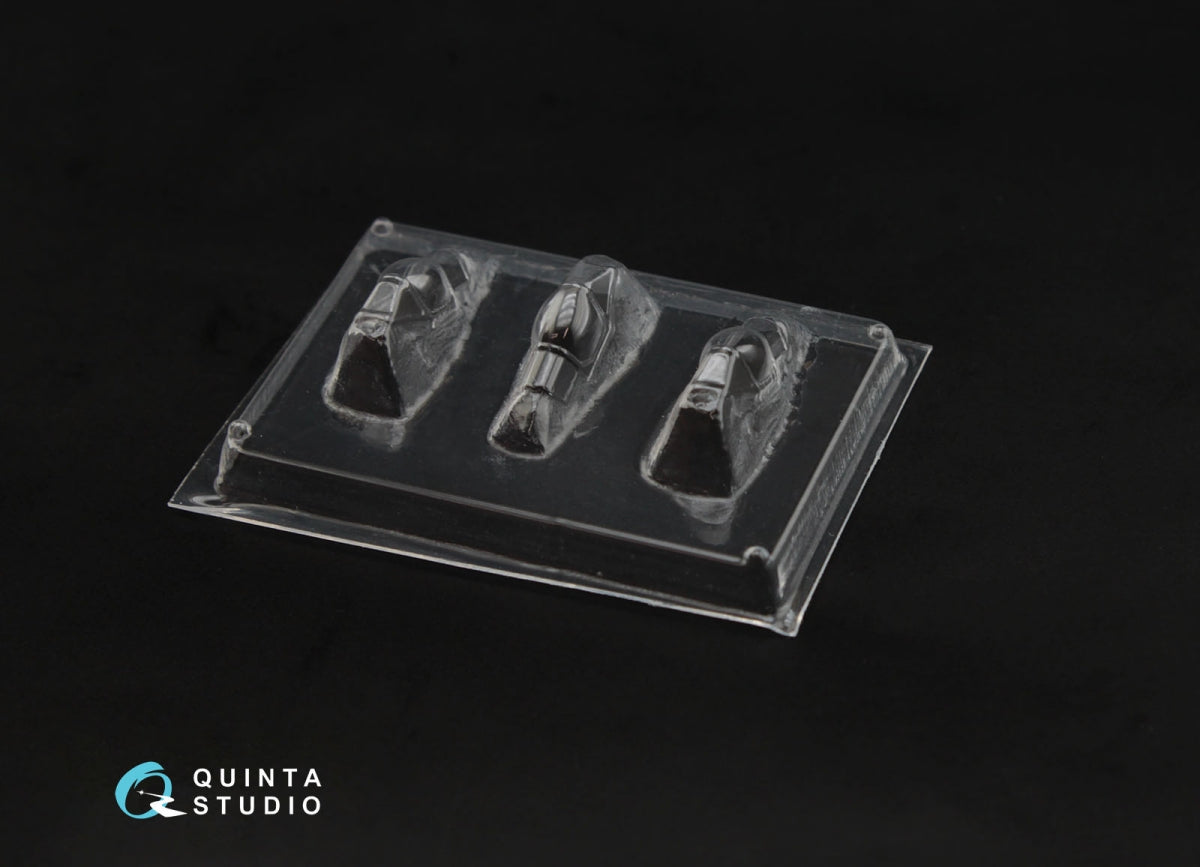 Quinta Studio QC144001 Verrière transparente thermoformée pour Spitfire Mk.IX, 3 pièces (pour kit Eduard) 1/144 – image 2