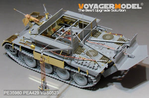 Maquette Voyager PE35980 Bergepanther Ausf.A allemand de la Seconde Guerre mondiale (type tardif, porte-outils Panther G) - Base pour TAKOM 2101 au 1/35 – Bild 9