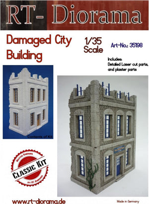 RT-Diorama 35198 Bâtiment urbain endommagé 1/35