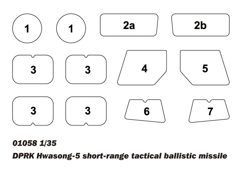 Trumpeter 01058 DPRK Hwasong 5 missile balistique tactique à courte portée 1/35  – immagine 19