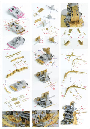 Pontos 35020F1 IJN Congo 1944 Ensemble de détail 1/350 – image 7